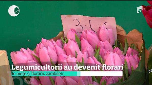 Legumicultorii de lângă Bucureşti s-au reprofilat şi au umplut serele cu flori