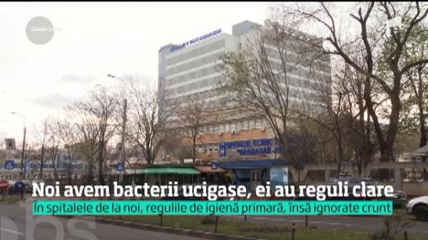 În spitalele din România nu iei bacterii ucigaşe doar dacă ai noroc!
