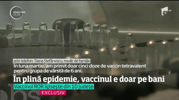 În plină epidemie de rujeolă, vaccinul e doar pe bani. Ministrul Sănătăţii spune să stăm liniştiţi