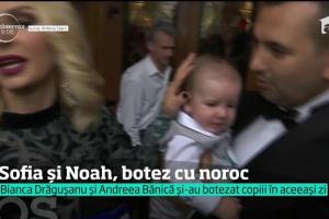 Sărbătoare în showbiz! Bianca Drăgușanu și Andreea Bănică și-au botezat copiii, în aceeași zi