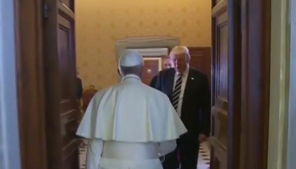 Preşedintele american Donald Trump se află la Roma, unde s-a întâlnit cu Papa Francisc