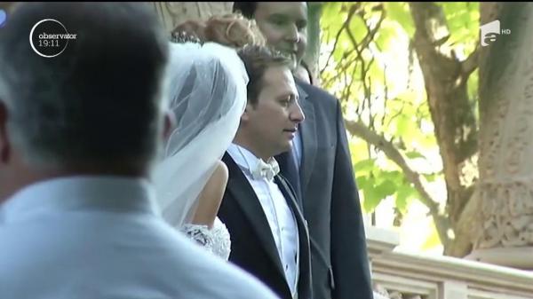 Sărbătoare în familia lui Adriean Videanu: fiica lui s-a căsătorit (VIDEO)