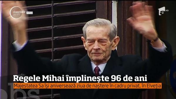 Regele Mihai a împlinit 96 de ani. În București, ziua este marcată prin două evenimente mari