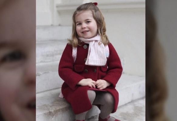 Prinţesa Charlotte, fiica prinţului William, merge la grădiniţă