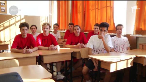 Mobilizare impresionantă a elevilor de la Liceul Jean Monnet, din Capitală, pentru un coleg bolnav de cancer
