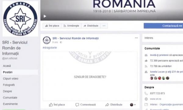 Serviciul Român de Informaţii a încins Internetul de Dragobete