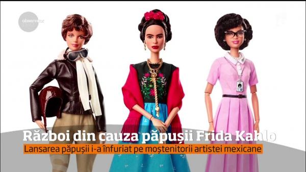 Moştenitorii celebrei artiste Frida Khalo sunt în război cu compania care produce celebrele păpuși Barbie