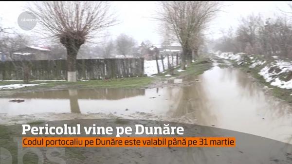 Dunărea ameninţă să inunde mai multe localităţi pe lângă care trece