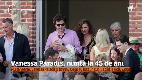 Actriţa şi cântăreaţa Vanessa Paradis s-a căsătorit