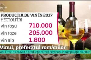 Vinul, preferatul românilor. Record doborât de producătorii autohtoni