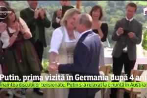 Întâlnire istorică în Germania. Vladimir Putin a fost în prima vizită oficială de după izbucnirea conflictului din Crimeea