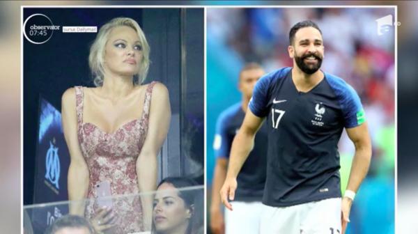 Pamela Anderson s-a despărțit de fotbalistul Adil Rami