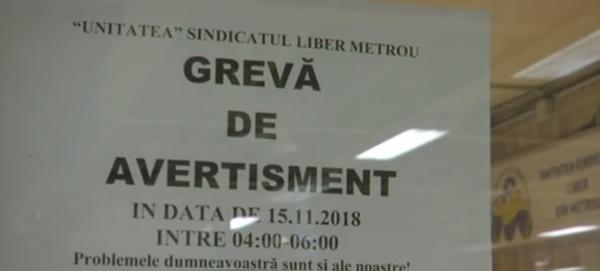 Angajații Metrorex ameninţă cu greva generală şi cer majorarea salariilor cu 42%