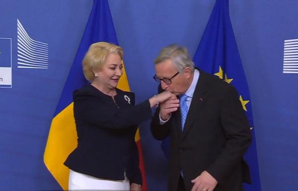 Membrii guvernului, în vizită la Bruxelles. Juncker este convins că România va intra în spațiul Schengen