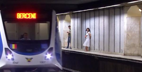 Tentativă de sinucidere la metrou, la Apărătorii Patriei. Bărbat salvat de sub vagon