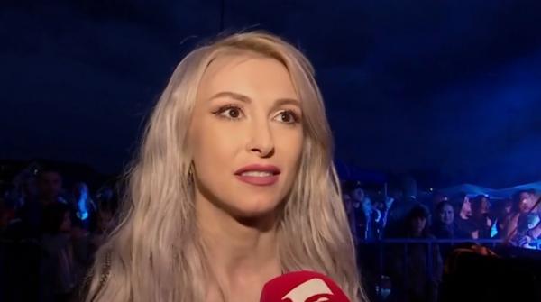 Andreea Bălan a susținut primul concert după naștere