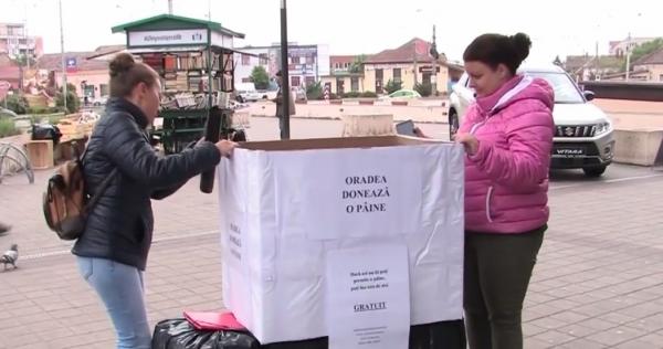 Program caritabil pentru ajutorarea celor nevoiaşi, la Oradea (Video)