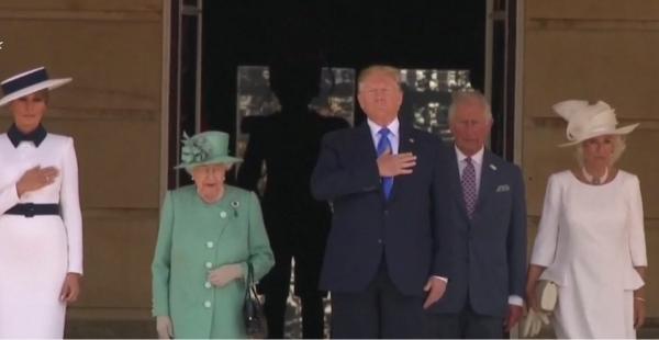 Vizită cu scântei a lui Donald Trump în Marea Britanie
