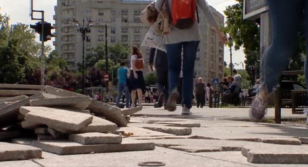 Aplicație de orientare pe trotuare pentru nevăzătorii din București