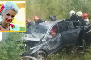 Imagini dramatice de la accidentul în care a murit cântăreața Anamaria Pop (Video)
