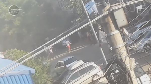 Șase oameni au fost loviți intenționat cu mașina, în conflictul din Balotești (Video)