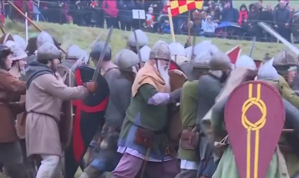 Bătălia de la Hastings a fost reconstituită după 900 de ani