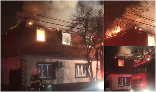 Casa cântăreţei de manele Sorina, devastată de flăcări, în Timişoara (Video)
