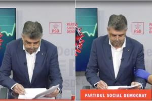 Președintelui PSD, Marcel Ciolacu, i s-a făcut rău în timpul conferinței de presă, nu se mai ținea pe picioare (video)