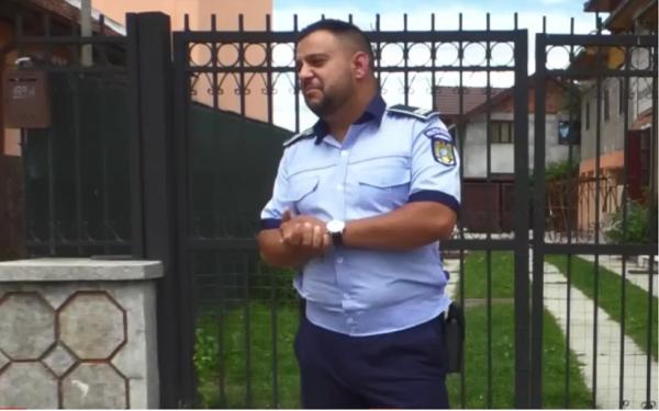 Polițistul din Gorj care a prins un hoț în pijamale povestește incidentul: "Am văzut cum îi trage geanta"