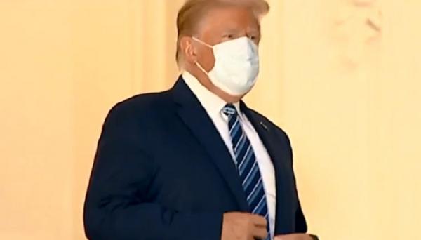 Donald Trump a revenit la Casa Albă după trei zile în spital