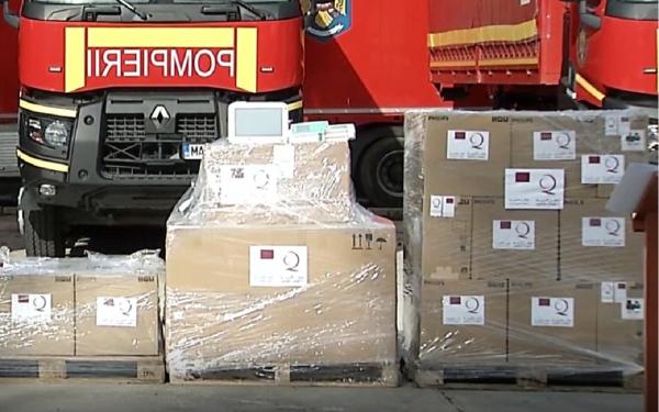 Echipamente medicale de 250.000 de euro, provenite din Qatar, au fost donate României