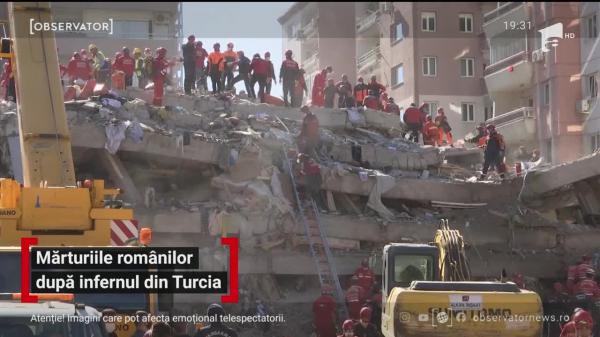 Mărturiile românilor după cutremurul din Turcia. Cel puţin 30 de morţi şi peste 820 de răniţi. VIDEO