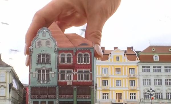 Clădirile simbol din Timişoara au fost transformate în miniaturi 3D