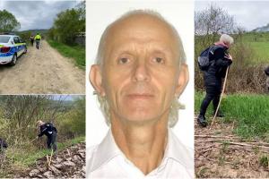 Scriitorul Alexandru Cristea a dispărut de acasă. Zeci de polițiști, câini și voluntari l-au căutat pe câmpurile și dealurile din Bobâlna