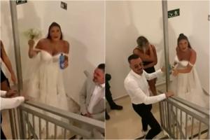 Nuntă întreruptă de tiruri de rachete în Israel. Reacția miresei când a auzit sirenele. VIDEO