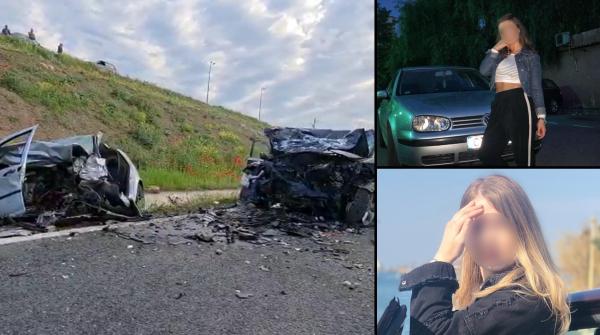 O tânără asistentă de 24 de ani a murit după ce a intrat cu un Volkswagen pe contrasens, între Ciocârlia și Murfatlar