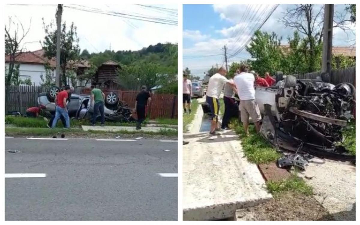 Chamber Nature Eloquent Primele imagini filmate după accidentul mortal din Măneciu. Femeie scoasă  de localnici din mașina zdrobită. ”Mai e cineva înăuntru și nu-l pot  scoate!” | Observatornews.ro