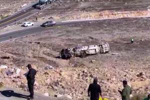 Tragedie cu 27 de morţi, după ce un autobuz plin cu mineri s-a prăbuşit în gol peste 200 de metri, în Peru