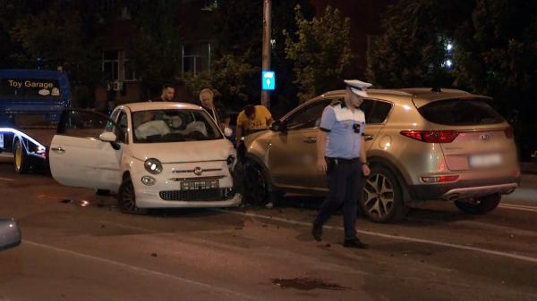 Valeriu Argăseală, preşedintele FCSB, accident cu patru maşini în Bucureşti. O şoferiţă a ajuns la spital