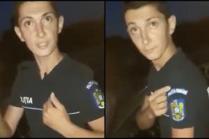 Fals poliţist, prins de cetăţeni lângă Timişoara: "Cum te cheamă, domnu' Poliţia Română?"