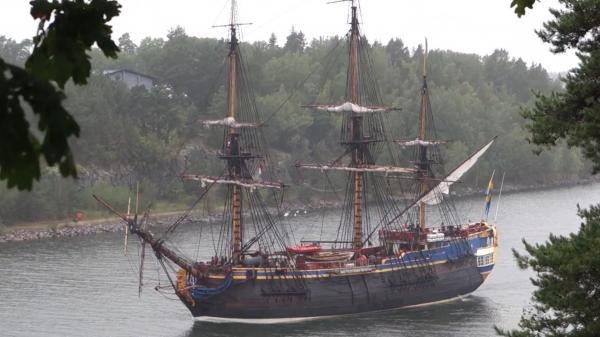Göteborg, cea mai mare corabie din lemn, pregătită pentru o călătorie în jurul lumii. Este făcută 100% din materiale naturale