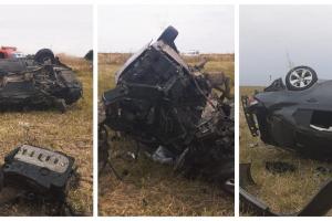 Accident cu un mort şi un rănit, după ce un şofer a pierdut controlul volanului iar maşina s-a răsturnat pe câmp, în Olt