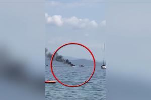 Explozie pe un iaht, pe Coasta de Azur. Ambarcaţiunea în derivă a lovit alte două bărci înainte de a se scufunda