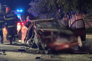 Accident cumplit la Baia Mare, după ce un tânăr și-a confundat fosta iubită, care a urcat în mașină altui băiat