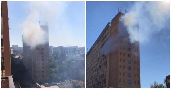 Incendiu în centrul Bucureştiului. Clădirea ANCPI a fost cuprinsă de flăcări
