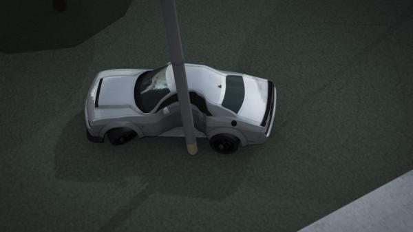 ANIMAŢIE GRAFICĂ. Cum a avut loc accidentul mortal cu un Dodge, pe un bulevard din Mamaia. Cu doar câteva clipe înainte, şoferul dădea flash-uri fără oprire