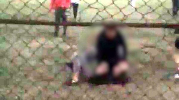”Adu sabia, bă!” Scene de violență extremă pe un teren de fotbal din Arad. Băiat pus la pământ și lovit de tatăl altui copil