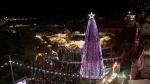 Nazareth, oraşul Bunei Vestiri, se mândreşte cu cel mai înalt brad de Crăciun din Orientul Mijlociu