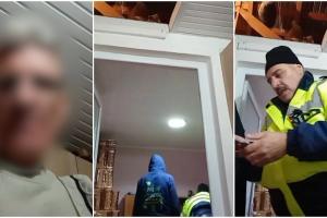 Imagini dramatice la Perieți, unde un bărbat a încercat să se spânzure live, pe Facebook. Omul a fost salvat în ultima clipă de poliţişti