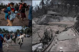Imaginile dezastrului din Indonezia: cel puţin 13 morţi şi zeci de răniţi, după ce vulcanul Semeru a erupt